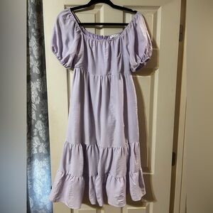 HYFVE Lavender Midi Dress size small